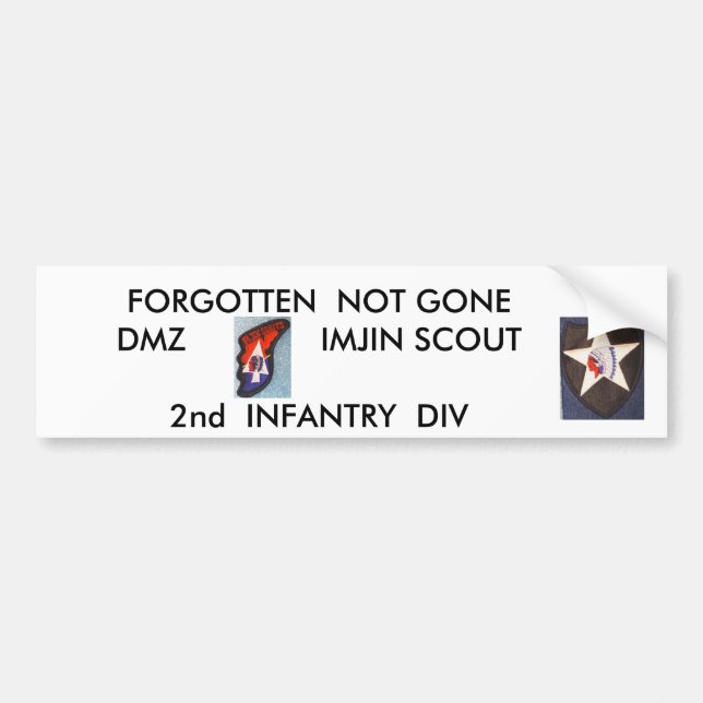 2. Pfadfinder Inf   Div. Imjin Autoaufkleber (Vorne)