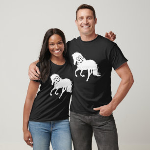 2- Pferde-Shirt, Pferdeliebhaber-Tee, Mädchen Pfer T-Shirt
