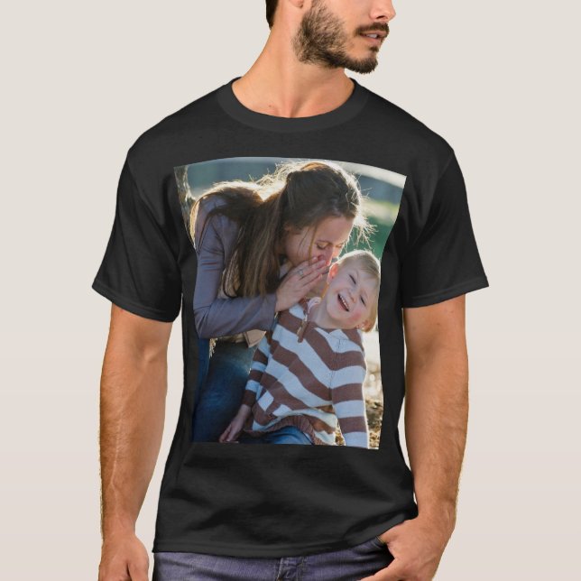 2 Photo Custom  T-Shirt (Vorderseite)