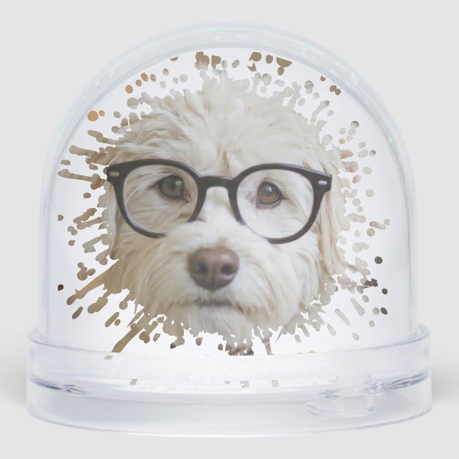 2 Photo Template Graffiti Splat  Schneekugeln (Rückseite)