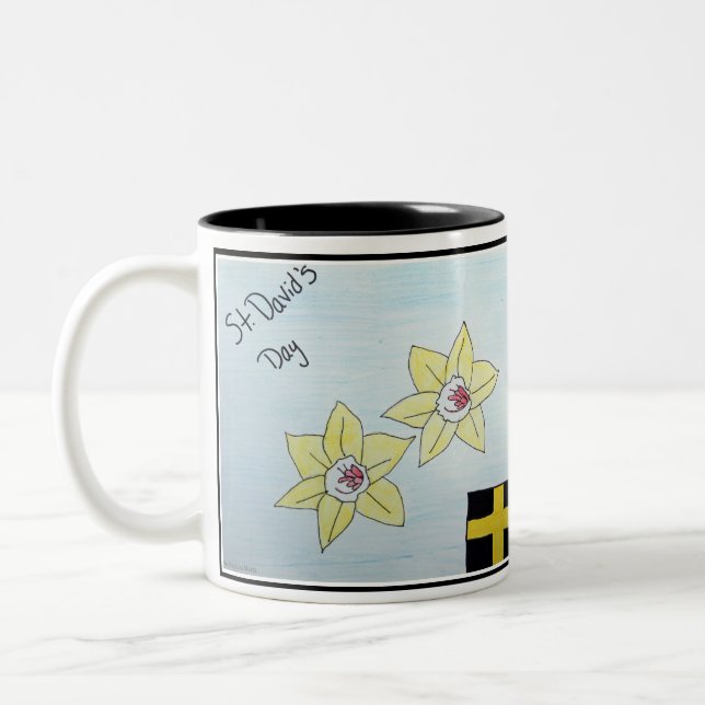 2. Pl. Eisteddfod-Tasse Zweifarbige Tasse (Links)
