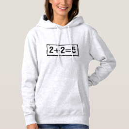 2 plus 2 gleich 5 hoodie