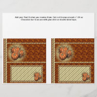 2 Pumpkin Fall Custom Hersheys Candy Bar Wrappers
