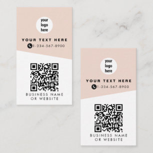 2 QR Codes 2 Firmenlogos und 2 Kontaktpersonen Ros Visitenkarte