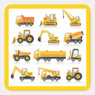 2 QUADRATISCHER AUFKLEBER