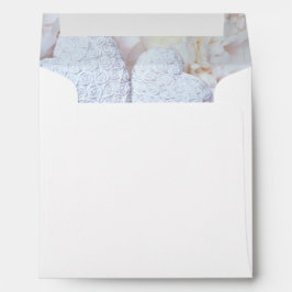 2 Reflektieren von Hochzeiten mit weißen Herzen un
