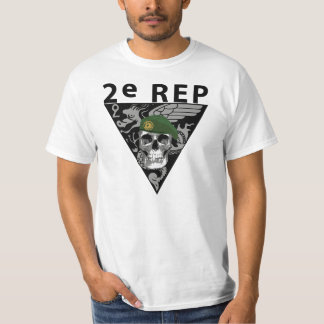 2 Repräsentanten-Schädel-Schwarzes T-Shirt