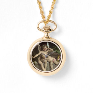 2 Retro-Cupillen sitzen Armbanduhr