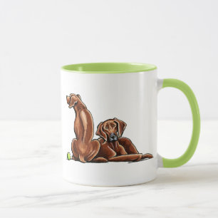 2 Rhodesian Ridgebacks Tasse