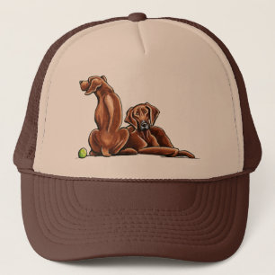 2 Rhodesian Ridgebacks Truckerkappe