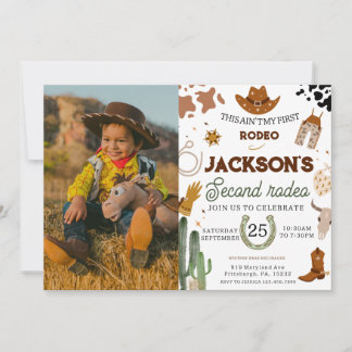 2. Rodeo Geburtstag Das ist nicht mein 1. Rodeo Einladung