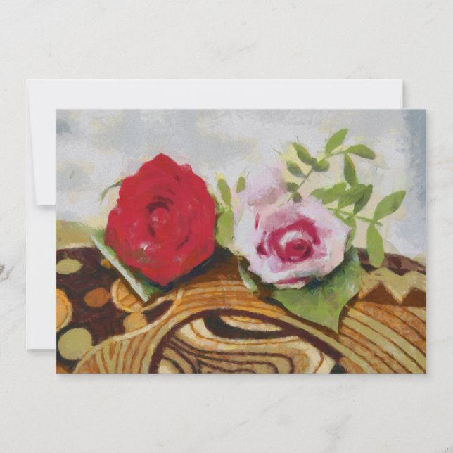 2 Rose Malerei (Vorderseite)