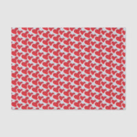 2 Rotes Papier Hört in einem sich wiederholenden M