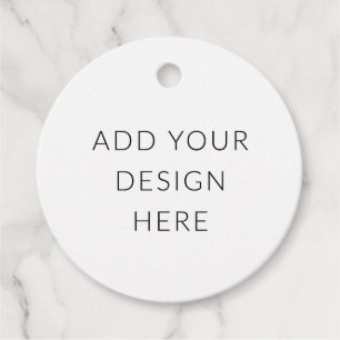 2" Round-Tag-Druck Geschenkanhänger