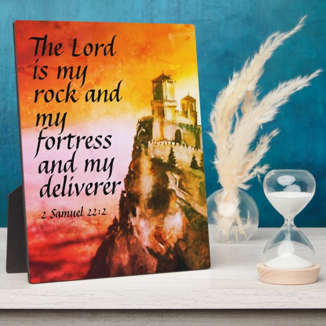 2 Samuel 22:2 Fotoplatte (Seite)