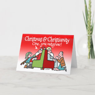 2 SANTAS: Einer, den wir überholen! - Dankeskarte