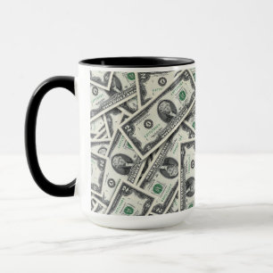 $2-Schein-Geldmuster Tasse