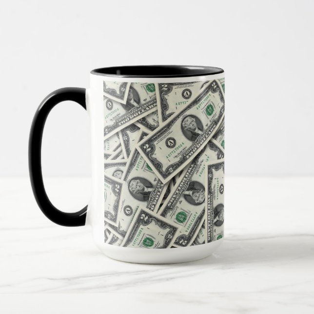$2-Schein-Geldmuster Tasse (Links)