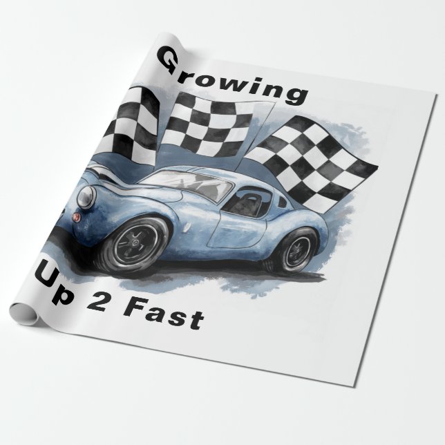 2 schnelle Geburtstagsparty wachsen Geschenkpapier (Ungerollt)