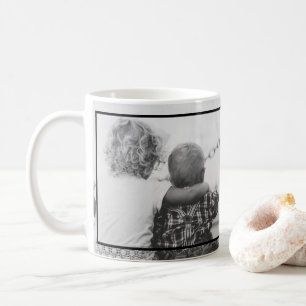 2 Schwarz-Weiß-Fotos Kaffeetasse