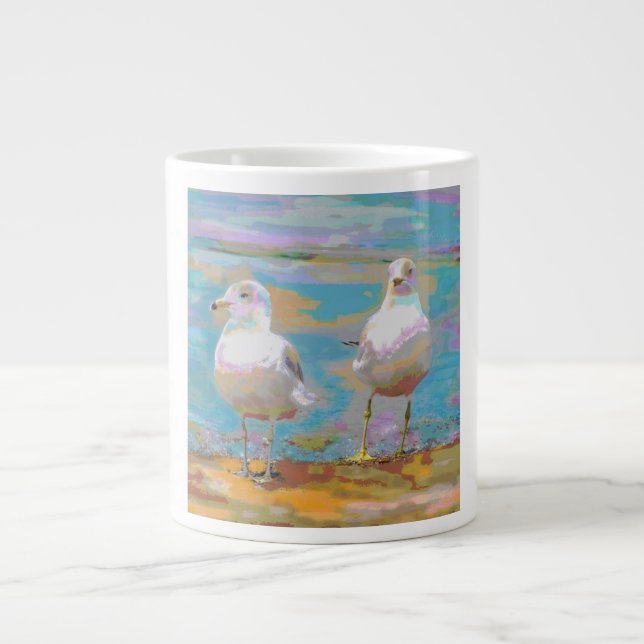 2 Seagulus-Tasse Jumbo-Tasse (Vorderseite)