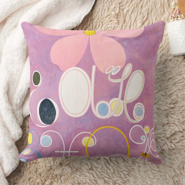 2 Seiten des Erwachsenenalters | Hilma af Klint | Kissen (Decke)