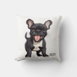 2 Seiten mit benutzerdefiniertem Text, französisch Kissen