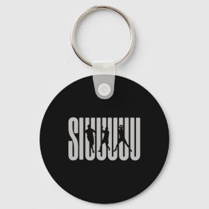 (2 Seiten) Siuuu Fußball Geschenk Jungen Männer W Schlüsselanhänger