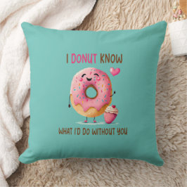 2-seitig Personalisiertes Niedliches Donut-Kissen Kissen