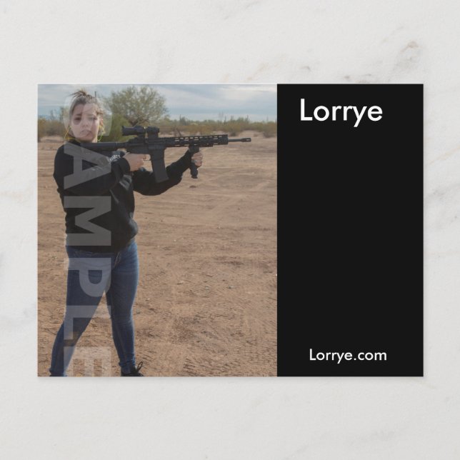 2-seitige Actor & Model Headshot Comp Postkarte (Vorderseite)