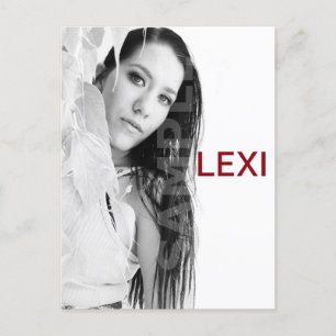 2-seitige Actor & Model Headshot Comp Postkarte