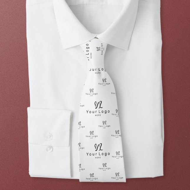 2-seitige Logomuster Geschäftsmarkenpersonal Krawatte (Von Creator hochgeladen)