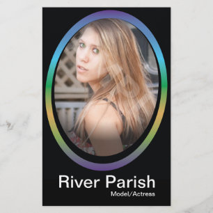 2 seitige Model Headshot Karten Models Schauspiele