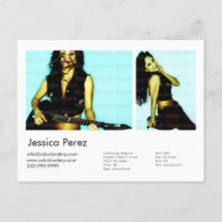 2-seitige Schauspieler und Modell 2 Shot Headshot 