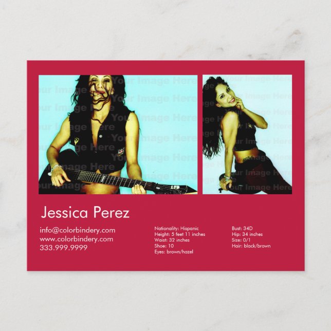 2-seitige Schauspieler und Modell 2 Shot Red Heads Postkarte (Vorderseite)