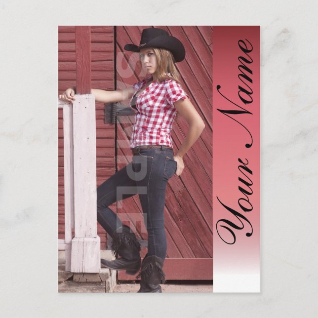 2-seitige Vorlage Kopfschuss Comp Card Zeds Postkarte (Vorderseite)