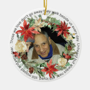 2-seitige Weihnachtsschmuck mit Foto