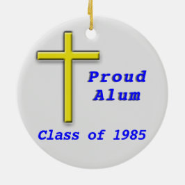 2-seitiger Saint Alice School Color Patch Keramik Ornament