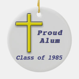 2-seitiger Saint Alice School Trad Patch Keramik Ornament