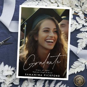 2-seitiges Foto Oberschule 2024 Abschluss Ankündigung