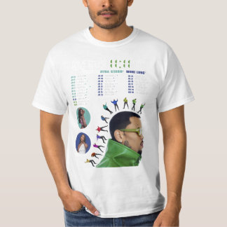 2 Sided Chris 1111 Tour 2024 T-Shirt Braun 2024