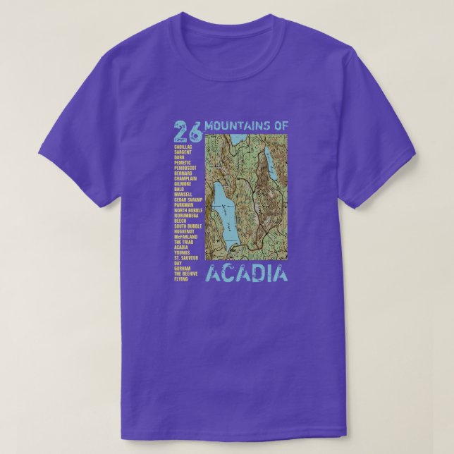 2-SIDIERTE AKadia / Maine T-Shirt (Design vorne)