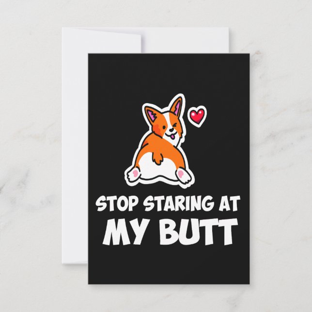 2 Stop Starting At My Butt Save The Date (Vorderseite)