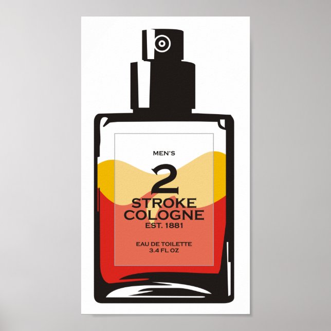 "2 Stroke Cologne" Sledders.com Poster (Vorne)