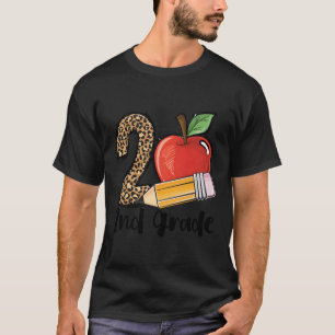 2. Stufe Leopard Zurück zum Schullehrer Stu T-Shirt
