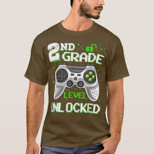 2. Stufe Unabgeschlossen bis Videospiel der Schule T-Shirt
