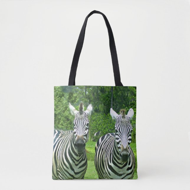 2 süße Zebras (Vorderseite)