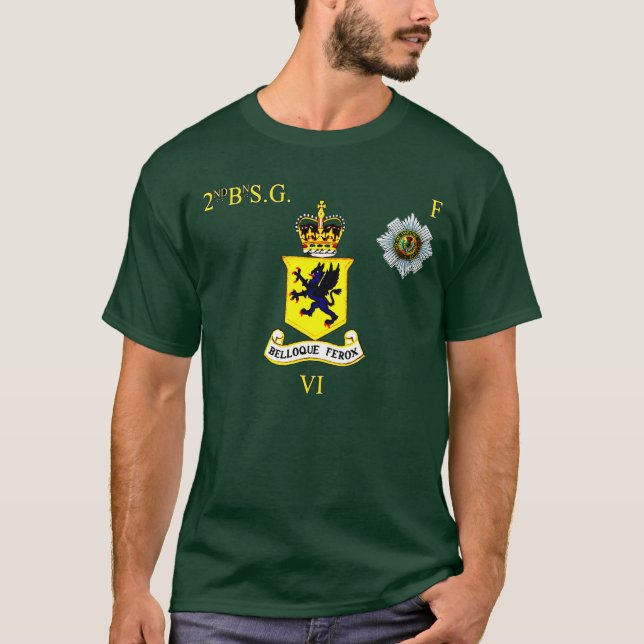 2. T - Shirt Bn Scots Guards F Company (Vorderseite)