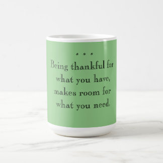 2 - Tasse dankbar