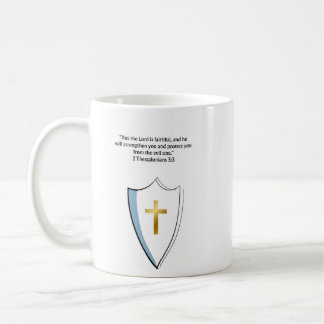 2 Thessalonicher 3:3 Christlicher Vers Tasse Glaub